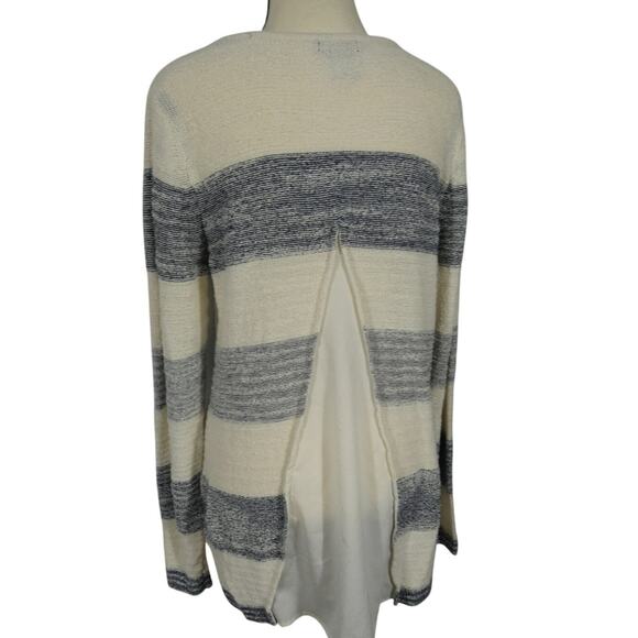 Calvin Klein Jeans Women's Large Sweater Tunic Knit Beachy Nautical - Picture 3 of 5